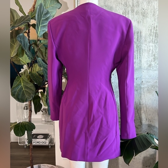 The Attico Blazer Dress Violet - Picture 5 of 8